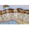 Cztery Amory Trzymające Patere - Patera Porcelana + Figury z Brązu