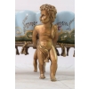 Cztery Amory Trzymające Patere - Patera Porcelana + Figury z Brązu