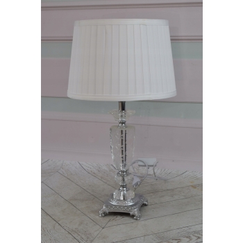 Kryształowa Lampa Gabinetowa - Lampka Abażur - Kryształ Glamour - Dekoracja