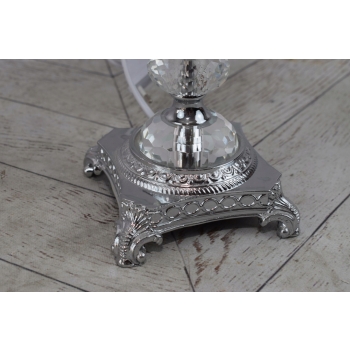 Kryształowa Lampa Gabinetowa - Lampka Abażur - Kryształ Glamour - Dekoracja