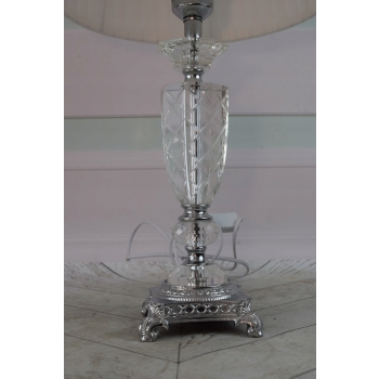 Kryształowa Lampa Gabinetowa - Lampka Abażur - Kryształ Glamour - Dekoracja