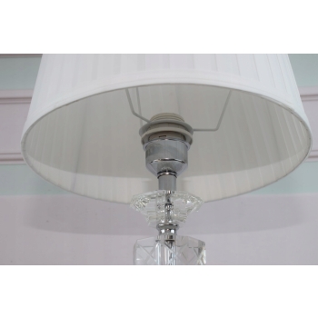 Kryształowa Lampa Gabinetowa - Lampka Abażur - Kryształ Glamour - Dekoracja