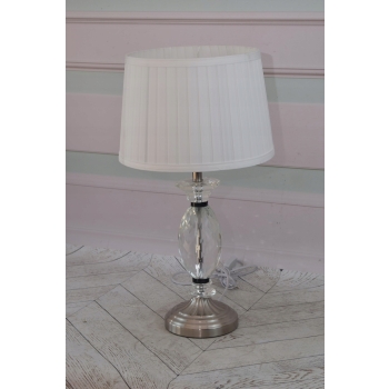 Kryształowa Lampa z Abażurem - Lampka Abażur - Kryształ Glamour - Biuro Dom
