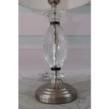 Kryształowa Lampa z Abażurem - Lampka Abażur - Kryształ Glamour - Biuro Dom