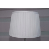 Kryształowa Biała Lampa - Lampka Abażur - Kryształ Glamour - Ozdoba Biuro