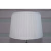 Kryształowa Biała Lampa - Lampka Abażur - Kryształ Glamour - Ozdoba Gabinet