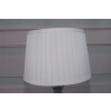 Kryształowa Biała Lampa - Lampka Abażur - Kryształ Glamour - Ozdoba Biuro