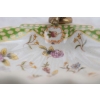 Porcelanowa Mini Patera - Mydelniczka - Porcelana + Figura z Brązu Amor