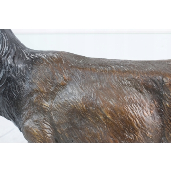 Łoś - Jeleń Renifer - Figura Rzeźba z Brązu - Prezent Myśliwy Ozdoba
