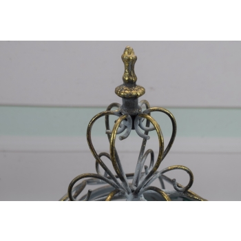 Lampion Latarnia Kareta na Świece - Vintage , Glamour - Lampa