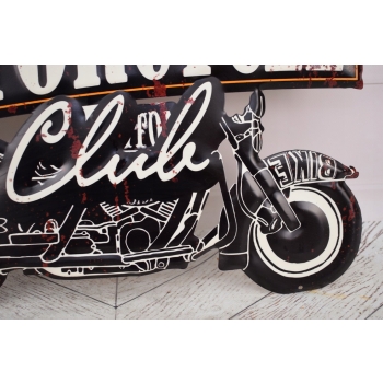 Blaszany Szyld - Motorcycle - Motor Gang Motocykl - Prezent - Zawieszka