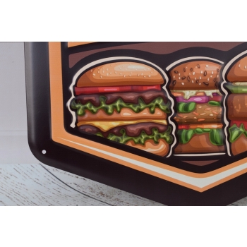 Blaszany Szyld - Best Burgers - Najlepsze Burgery - Ozdoba Do Restauracji