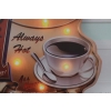 Blaszany Szyld - Coffee Shop - Retro Neon - Reklama Do Kawiarni Ozdoba