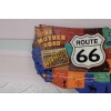 Blaszany Szyld - Route 66 US - Mapa Stanów - Blacha Samochodowa - Znak