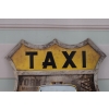 Blaszany Szyld - Żółte Taxi - Metalowa Zawieszka Na Ścianę Auto - Ozdoba