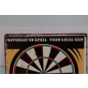 Blaszany Szyld - Darts - Lotki Rzutki - Tabliczka Ozdoba - Prezent