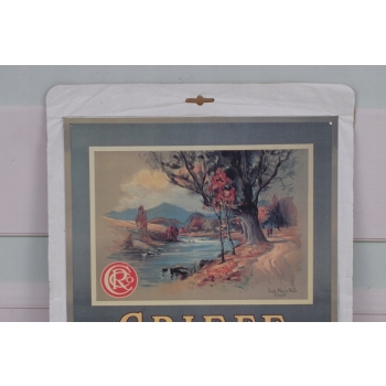 Blaszany Szyld - Crieff - Miasto Krajobraz Szkocji - Plakat Obrazek Ozdoba