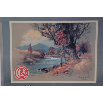 Blaszany Szyld - Crieff - Miasto Krajobraz Szkocji - Plakat Obrazek Ozdoba