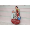Blaszany Szyld - Laundry Room - Pralnia Otwarta 24 - Reklama Tablica Ozdoba