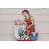 Blaszany Szyld - Laundry Room - Pralnia Otwarta 24 - Reklama Tablica Ozdoba