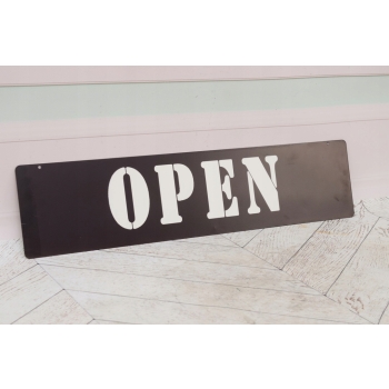 Blaszany Szyld - Open - Tabliczka Znak Na Drzwi Otwarte - Zawieszka