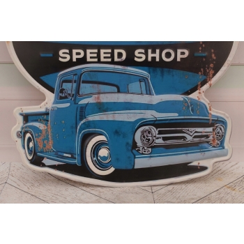 Blaszany Szyld - Older and Wiser - Car Ford Pick Up - Auto Samochód Prezent