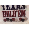 Blaszany Szyld - Texas Hold'em - Poker Karty Kasyno - Dekoracja Ozdoba