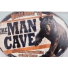 Blaszany Szyld - Man Cave - Niedźwiedź - Prezent Dla Chłopaka - OZdoba