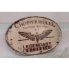 Blaszany Szyld - Chopper Riders - Motor Motocykl - 1980 Vintage - Prezent