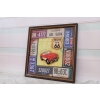 Drewniany Szyld - Route 66 - Tablica Rejestracyjna Stany USA - Obraz Plakat