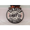 Blaszany Szyld - New York Motorcycle - Orzeł Jastrząb - Plakat Dekoracja