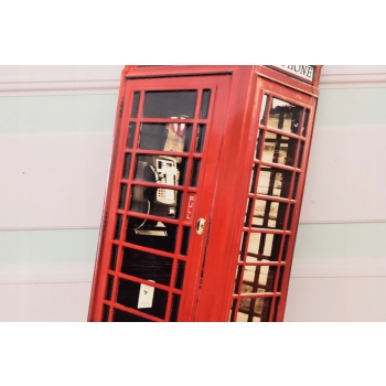 Blaszany Szyld - Budka Telefoniczna - Telefon Anglia - Ozdoba Dekoracja