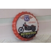 Blaszany Szyld Kapsel - Route 66 - Motor Motocykl - Ozdoba Prezent
