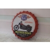 Blaszany Szyld Kapsel - Route 66 - Motor Motocykl - Ozdoba Prezent