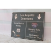 Blaszany Szyld - Los Angeles Malibu Hollywood - USA Ameryka - Tablica Znak