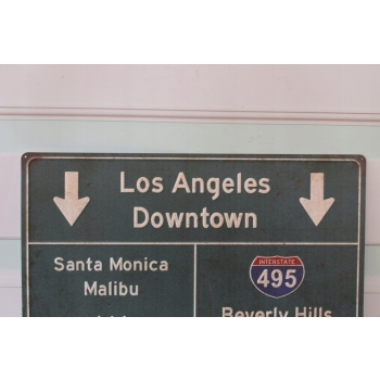 Blaszany Szyld - Los Angeles Malibu Hollywood - USA Ameryka - Tablica Znak