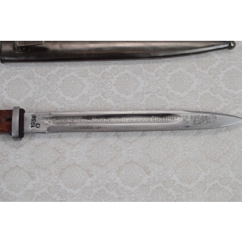 Polski Bagnet Perkun 1936 - Wz 24 - Nóż Sztylet - Kordzik z Pochwą