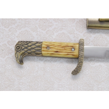 Kordzik Niemiecki Policji 2 Wojna - Nóż Bagnet - Kordelas Ozdobny