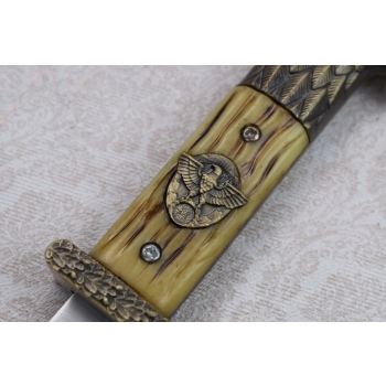 Kordzik Niemiecki Policji 2 Wojna - Nóż Bagnet - Kordelas Ozdobny