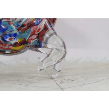 Szkło Murano Style - Kolorowy Koń Konik - Figura Rzeźba ze Szkła - Ozdoba