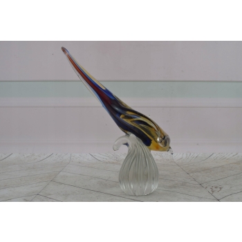 Szkło Murano Style - Kolorowa Płaszczka Ryba - Figura Rzeźba - Dekoracja