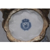 Porcelanowy Wazon - Amfora Waza - Porcelana + Brąz - Kwiaty Ważka - Ozdoba