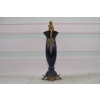 Porcelanowy Wazon - Amfora Waza - Fiolet - Porcelana + Brąz - Anioły Ozdoba