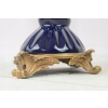Porcelanowy Wazon - Amfora Waza - Fiolet - Porcelana + Brąz - Anioły Ozdoba