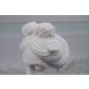 Marmurowa Figura - Popiersie Kobiety z Kwiatami - Figura Rzeźba Marmur
