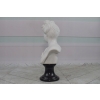 Marmurowa Figura - Popiersie Kobiety z Kwiatami - Figura Rzeźba Marmur
