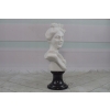 Marmurowa Figura - Popiersie Kobiety z Kwiatami - Figura Rzeźba Marmur