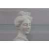Marmurowa Figura - Popiersie Kobiety z Kwiatami - Figura Rzeźba Marmur