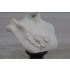 Marmurowa Figura - Popiersie Kobiety z Kwiatami - Figura Rzeźba Marmur