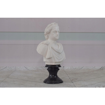Marmurowa Figura - Popiersie Cesarza Rzymskiego - Figura Rzeźba Marmur